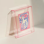 Flekkefjord Acrylic Box Photo Frame, supplier photo, Pink