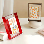 Flekkefjord Acrylic Box Photo Frame, supplier photo, Red