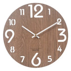 Tidaholm wooden wall clock, grey oak