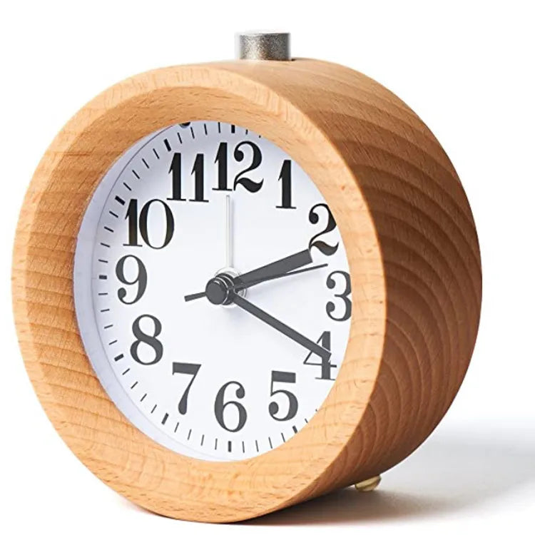Jever solid wood alarm clock