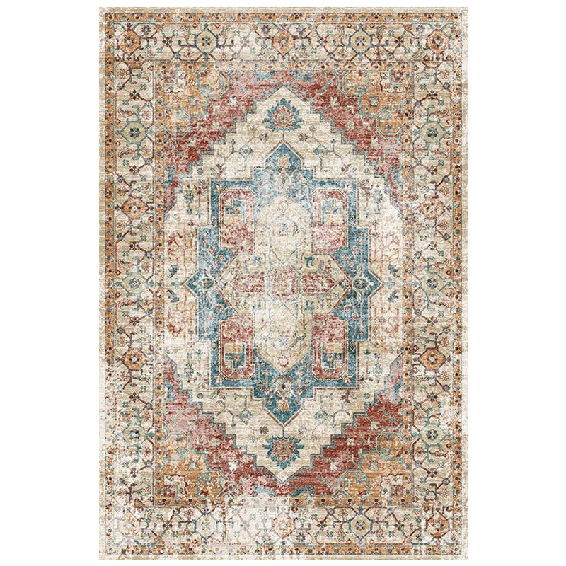 Augsburg rug, faded blue