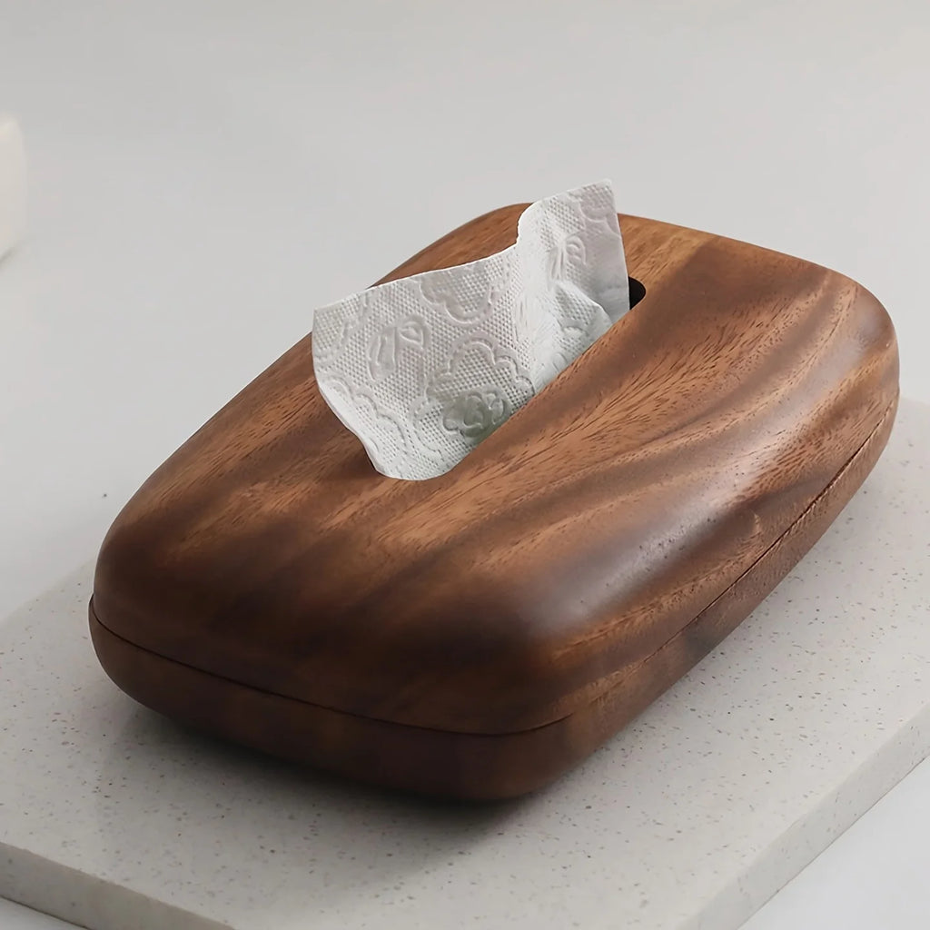 Odda walnut tissue box