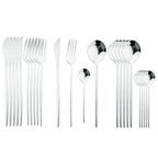Siegen 24 piece cutlery set, silver