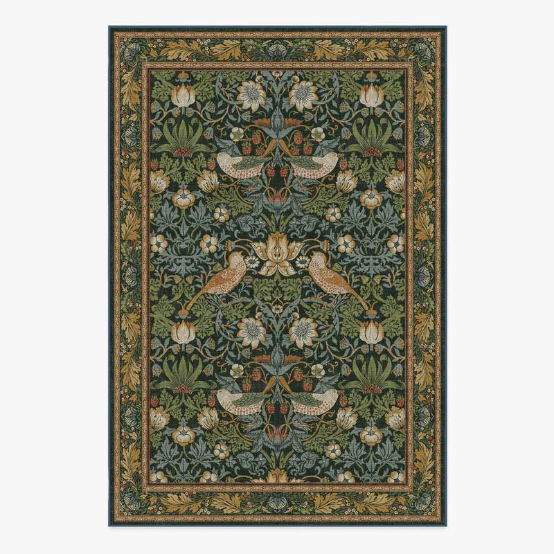 Zittau rug, forest green