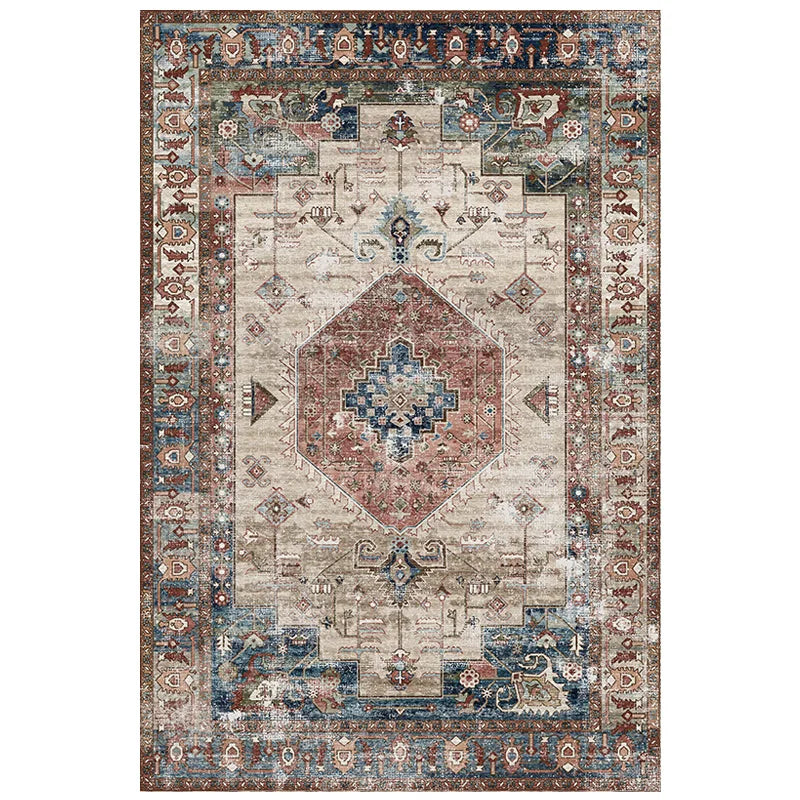 Augsburg rug, rose medallion