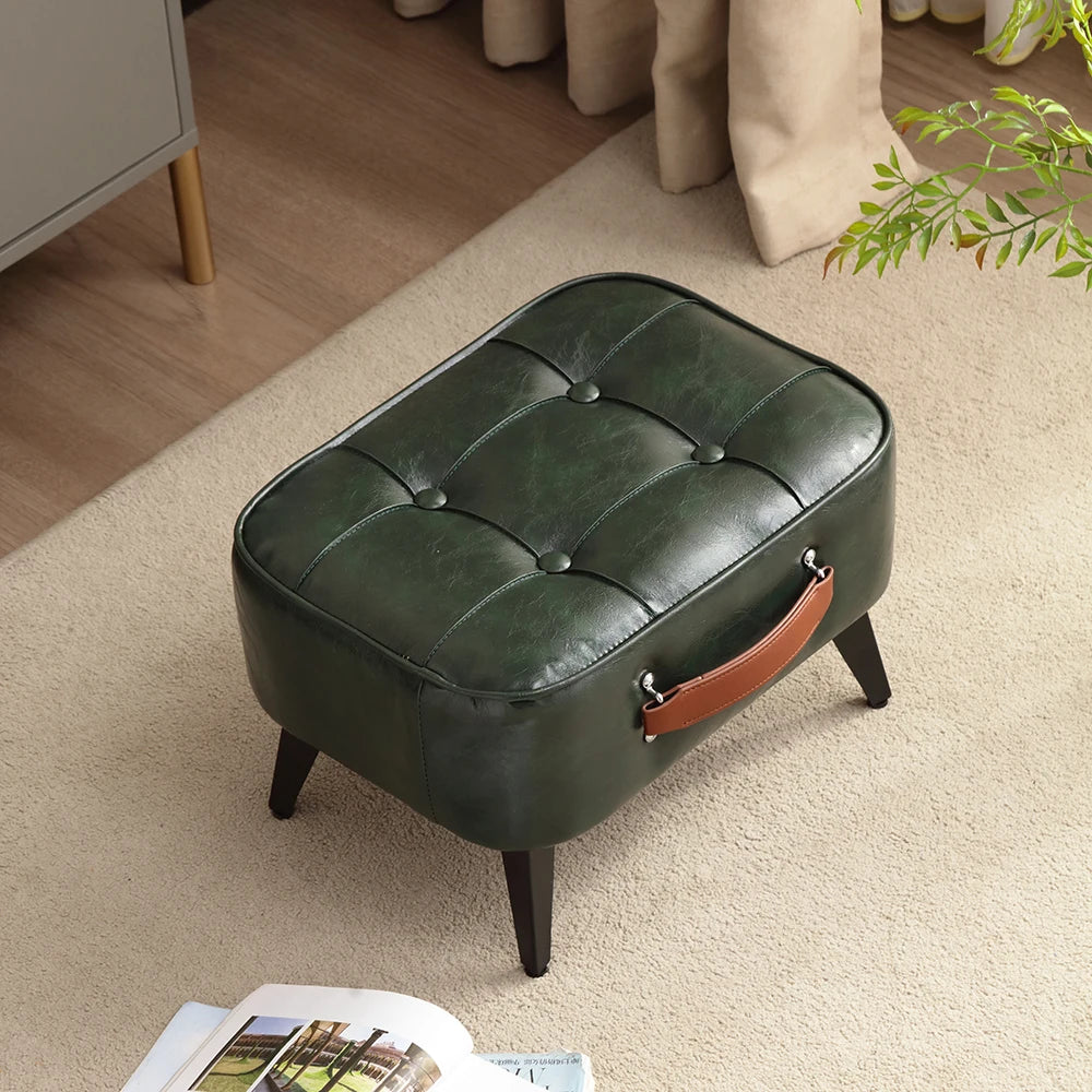 Grenaa footstool, bottle green