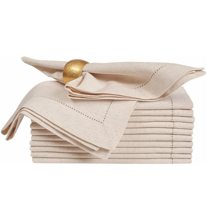 Ulricehamn Hemstitched Linen Napkins, Set of 6, view 2