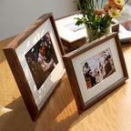 Bautzen walnut photo frame