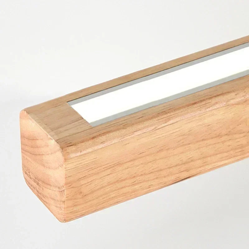 Hjo wood bar and LED diffuser close up