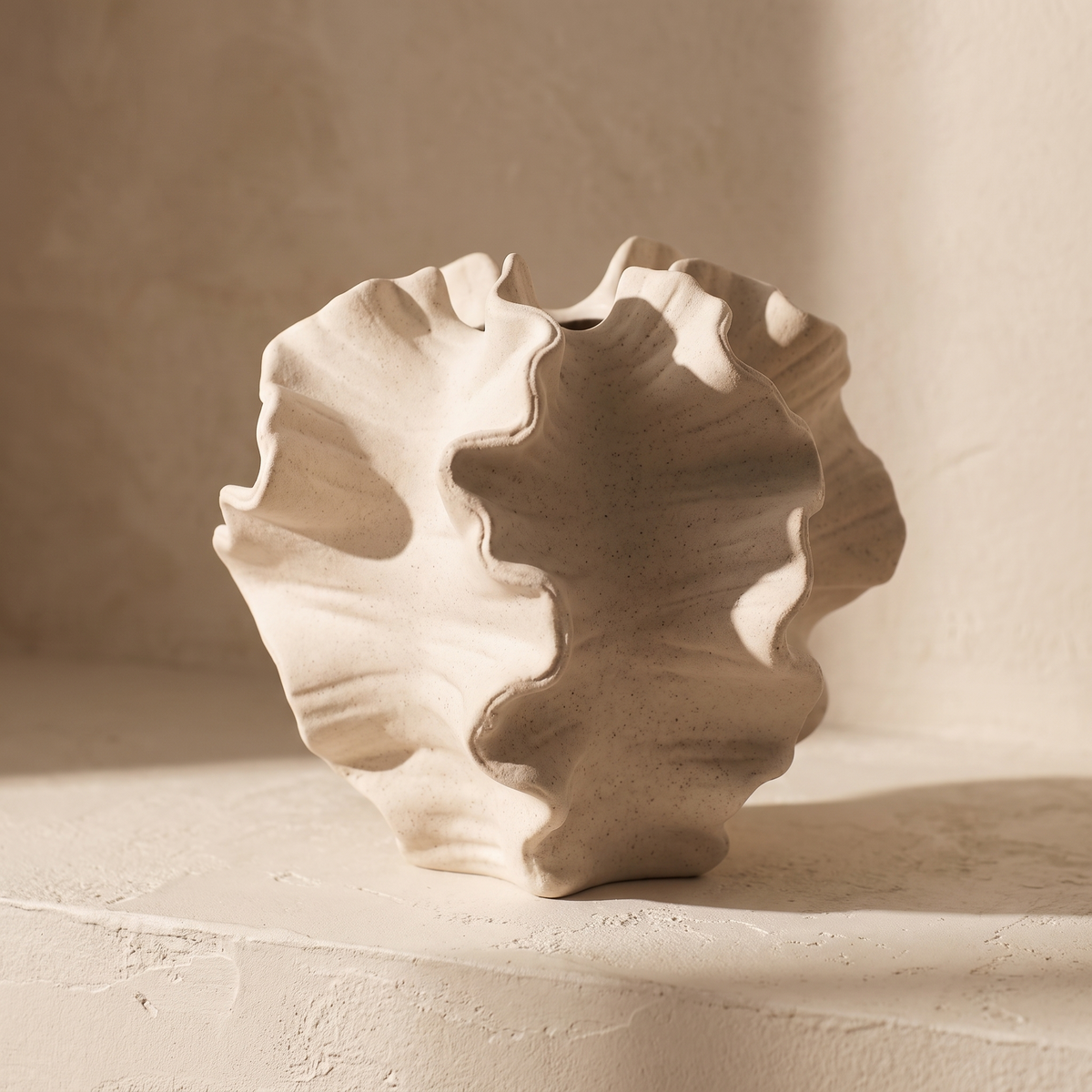 Cheltenham sculptural vase in morning light