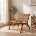 Lavenham lounge chair by a window in morning light