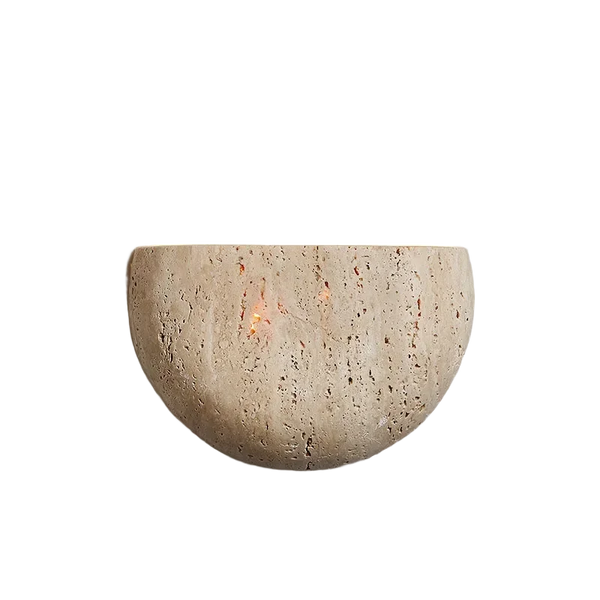 Inglecote, travertine wall light