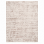 Narvik cream brushed rug seen from above on white