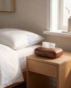 Odda tissue box on a bedside table