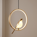 Bodo Magpie Ring Pendant Light, LED, detail