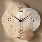 Orebro Moon and Stone Wall Clock, Silent, Printed Design, detail
