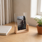 Halden Wooden U Photo Frame in a room