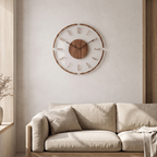 Tonsberg Clear Acrylic Wall Clock in a room