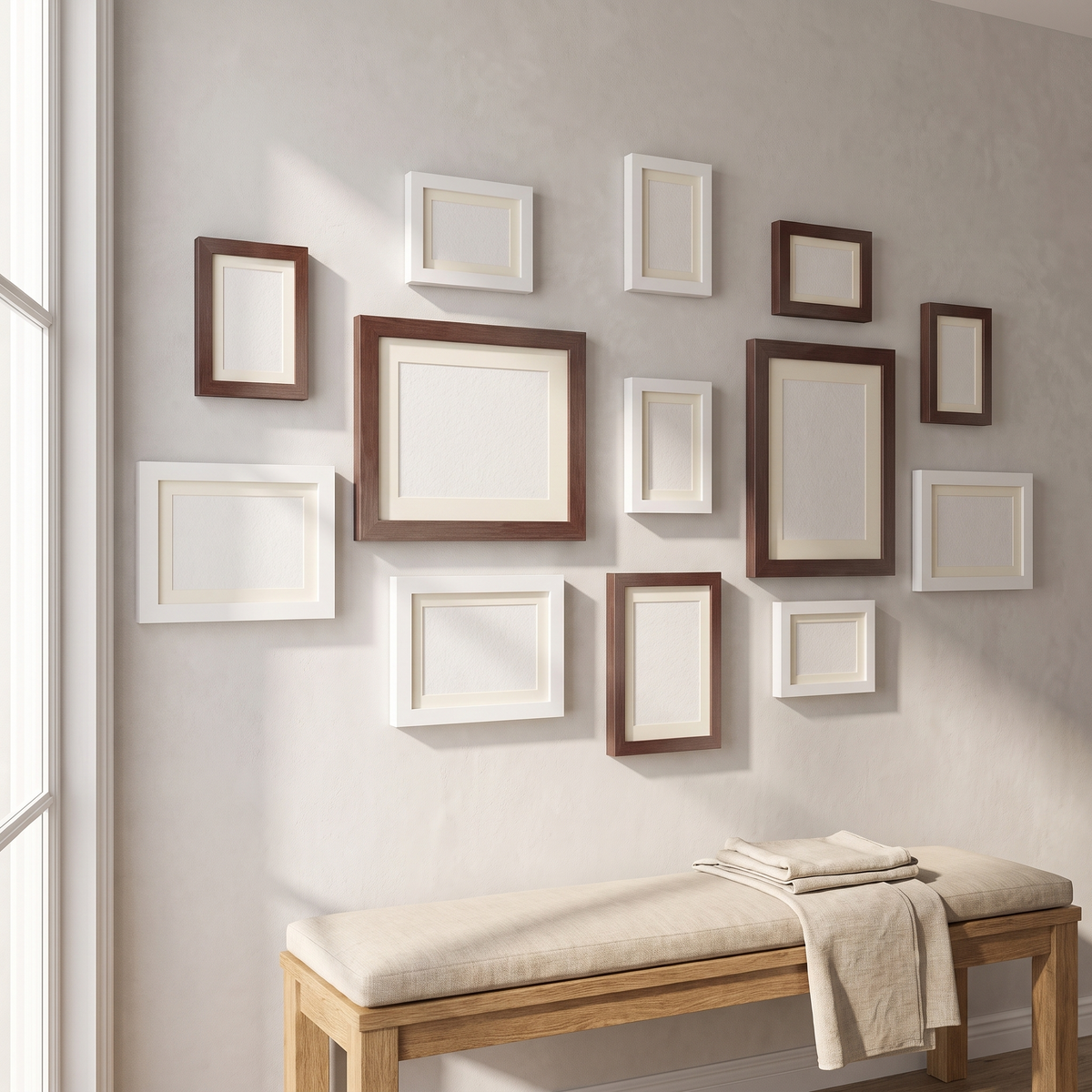 Potsdam Gallery Wall Frame Set in a room