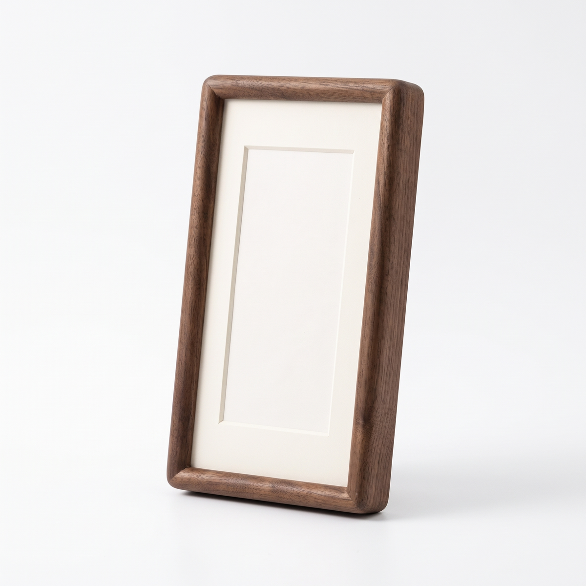 Skive Deep Box Frame, Walnut on white