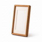 Skive Deep Box Frame, Teak on white