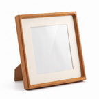 Roskilde Square Teak Frame on white