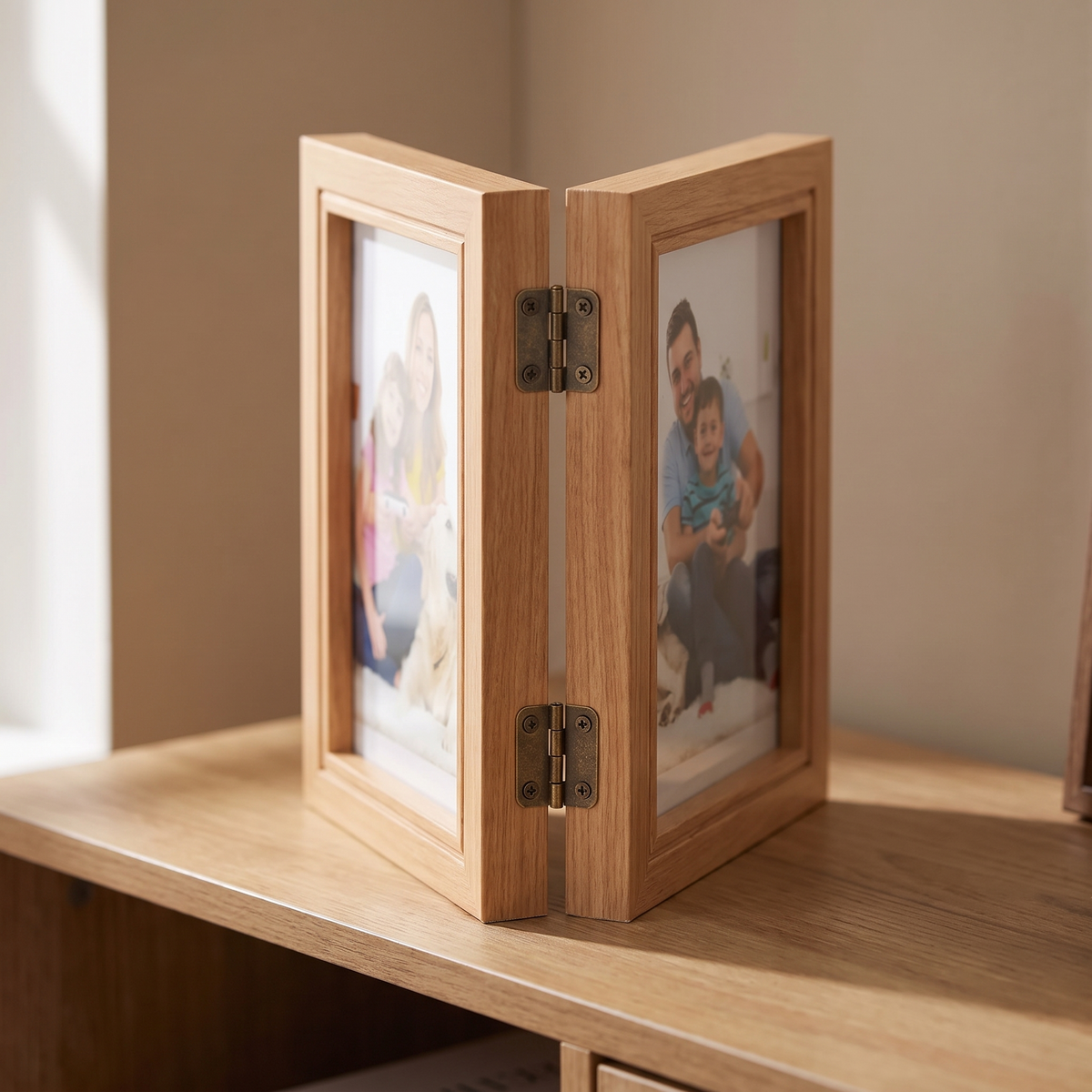 Sandefjord Hinged Photo Frame close up detail