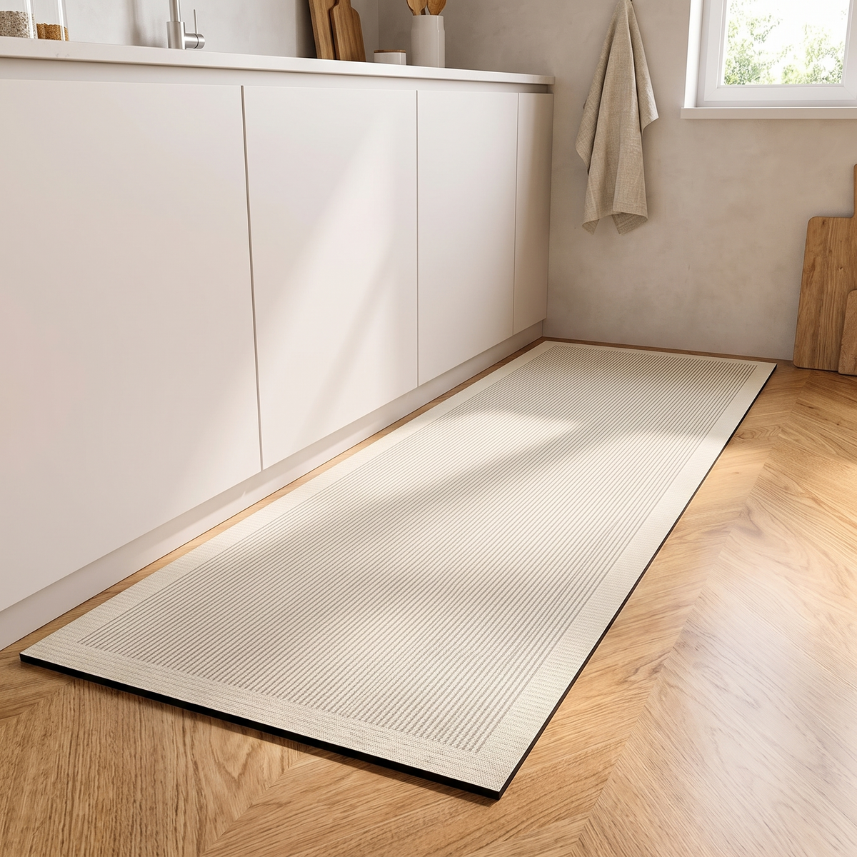Varberg Wipe Clean Kitchen Runner in a room