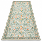 Regensburg Hallway Runner, Sage on white
