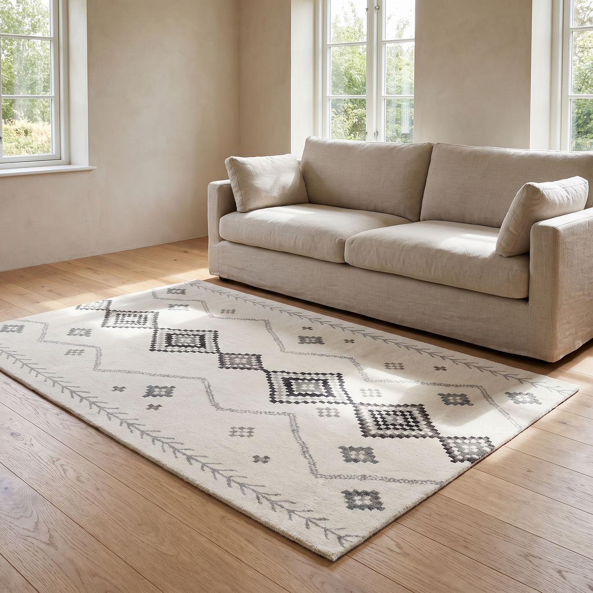Karlstad Berber Style Rug in a room
