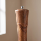 Gavle Acacia Pepper Mill close up detail