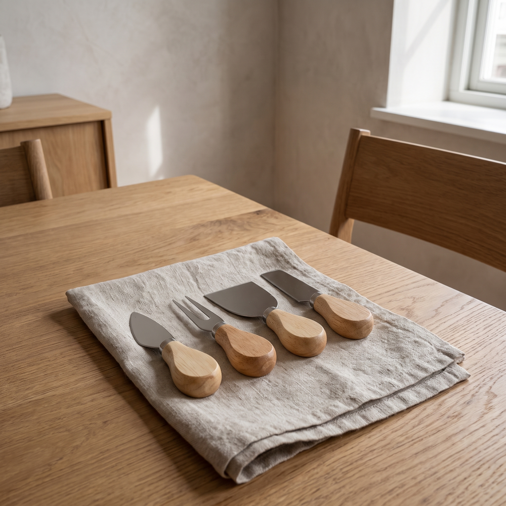 Ebeltoft Cheese Knife Set in a room
