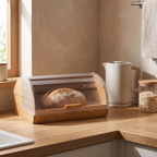 Wurzburg Bamboo Bread Bin in a room