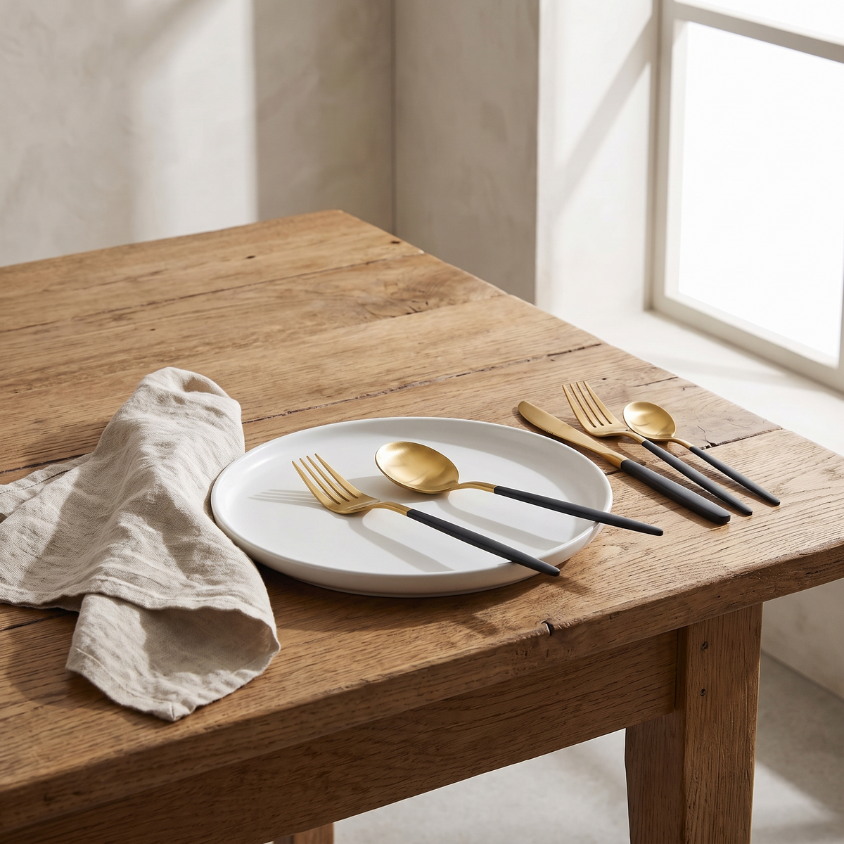 Tubingen 30 Piece Cutlery Set in a room
