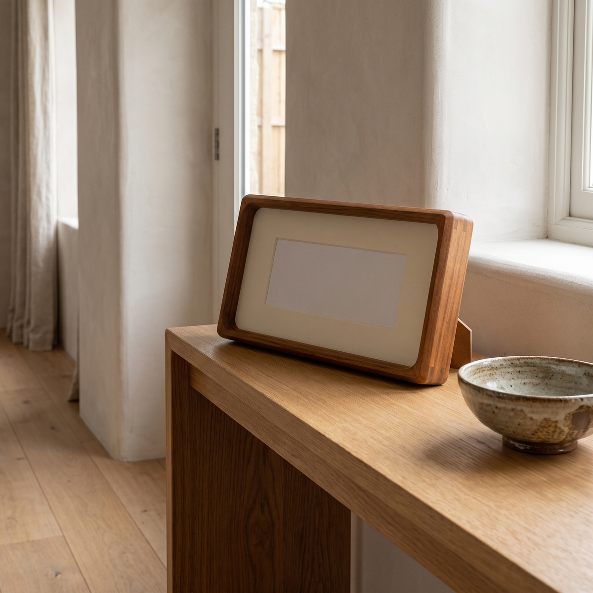 Larvik Panoramic Photo Frame in a room
