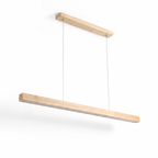 Hjo wooden linear pendant, natural wood