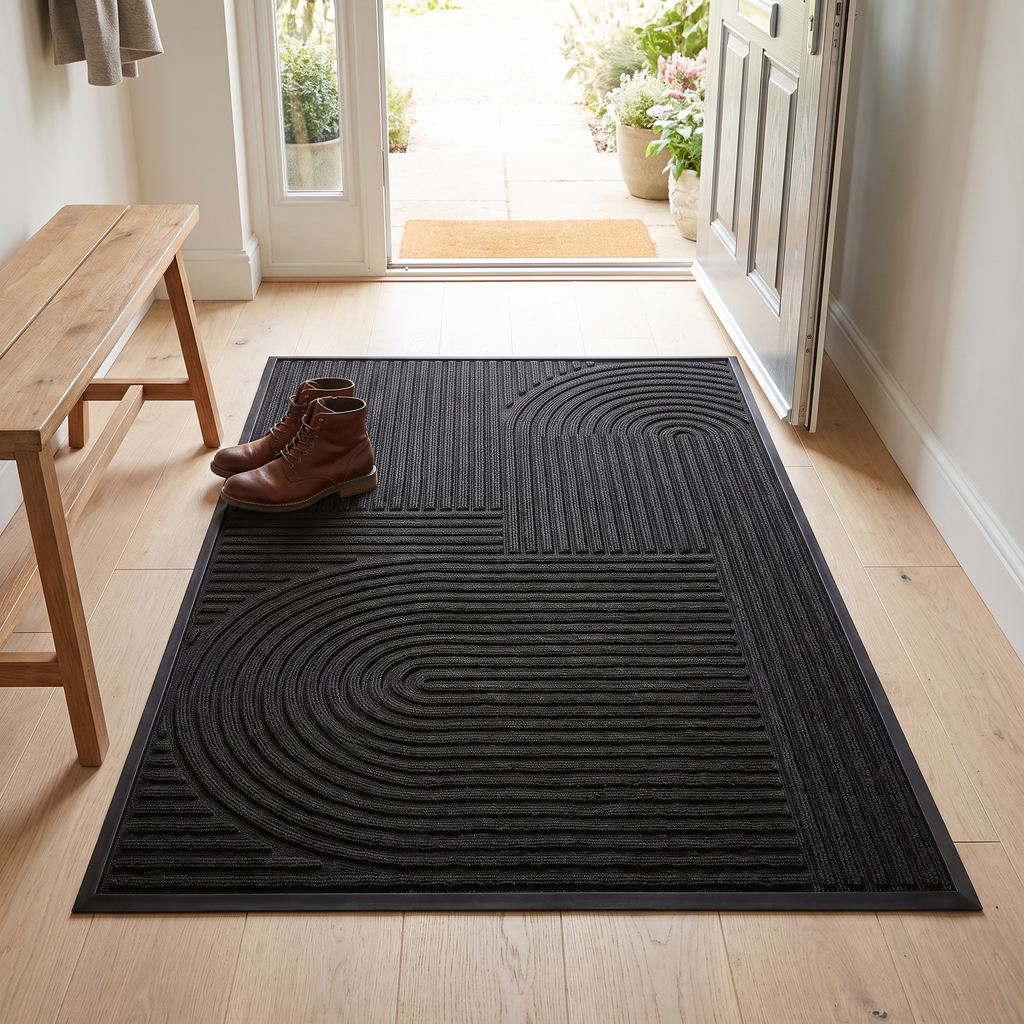 Emden door mat inside a front door