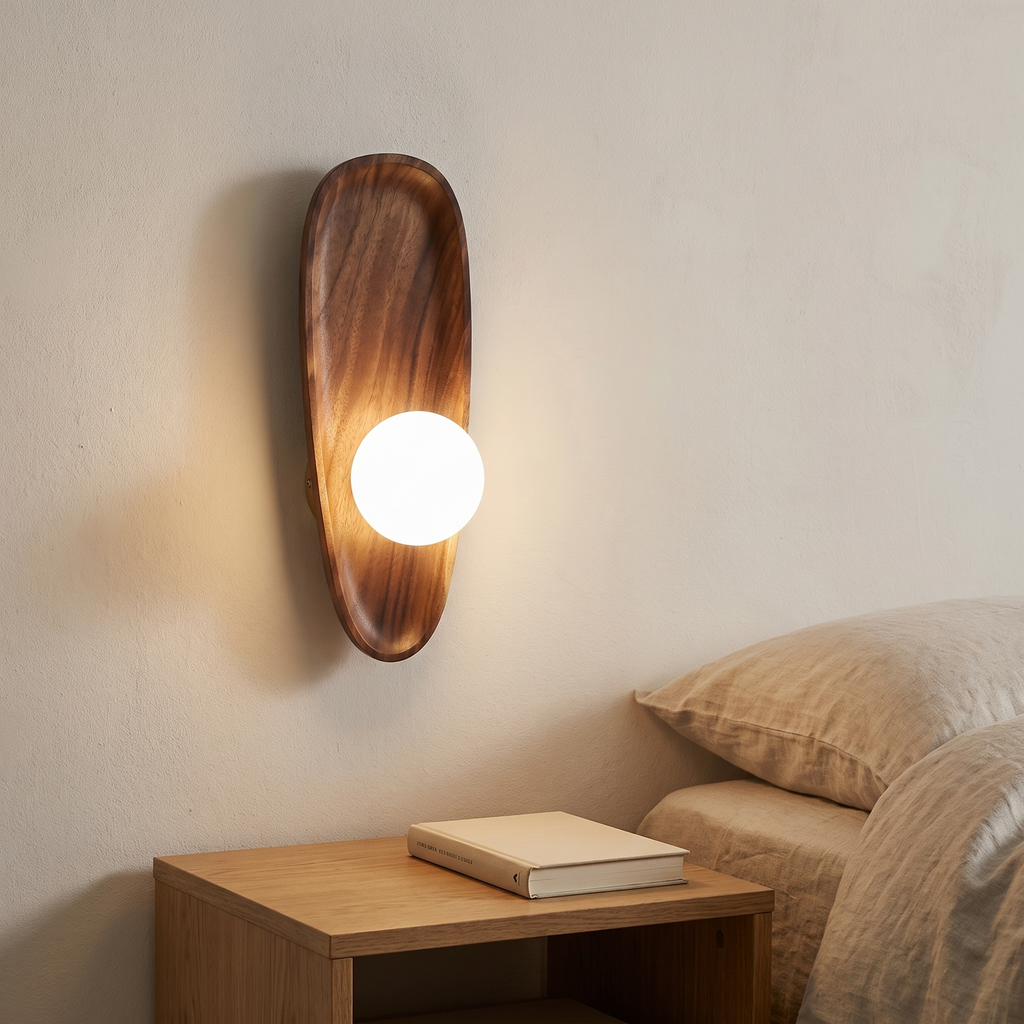 Marstal wall light beside a bed