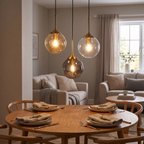 Kristiansand cluster of three over a dining table