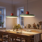 Vadstena pair over a long dining table
