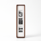 Holstebro walnut photo strip frame
