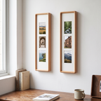 Holstebro beech frames on a wall