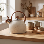 Mariestad kettle on a kitchen worktop
