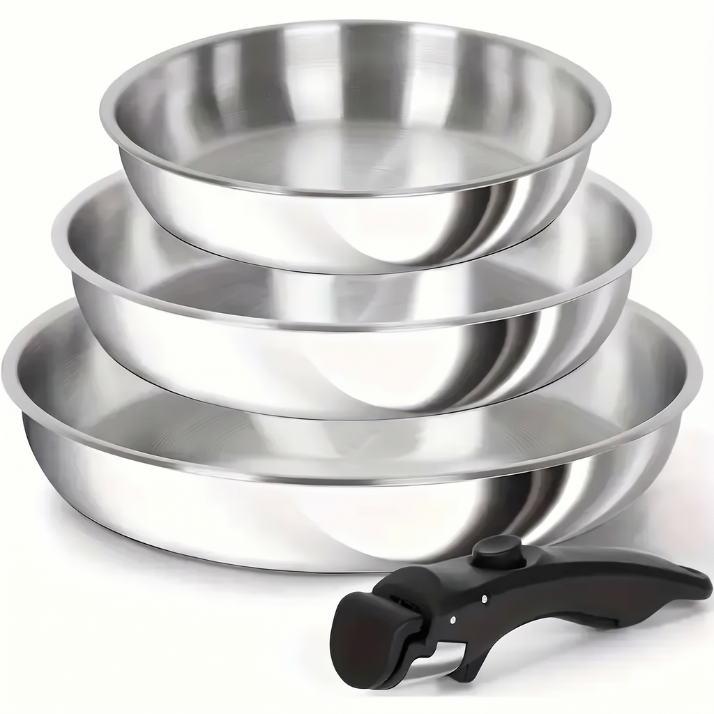 Wetzlar tri ply stainless steel pan set
