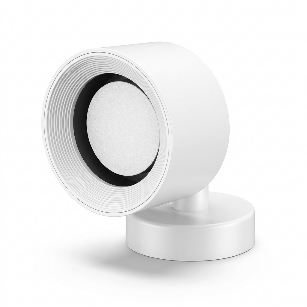 Hedemora rechargeable wall spotlight, white