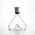 Alingsas iceberg glass decanter, clear