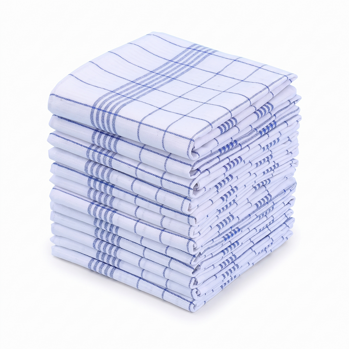 Gudhjem cotton tea towels, blue