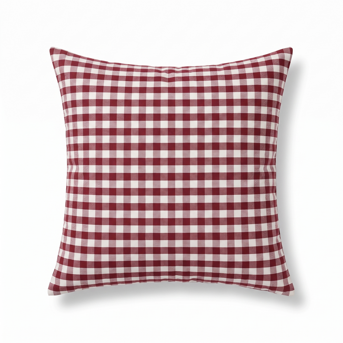 Laholm cushion cover, burgundy gingham