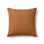 Ljungby linen cushion cover, caramel