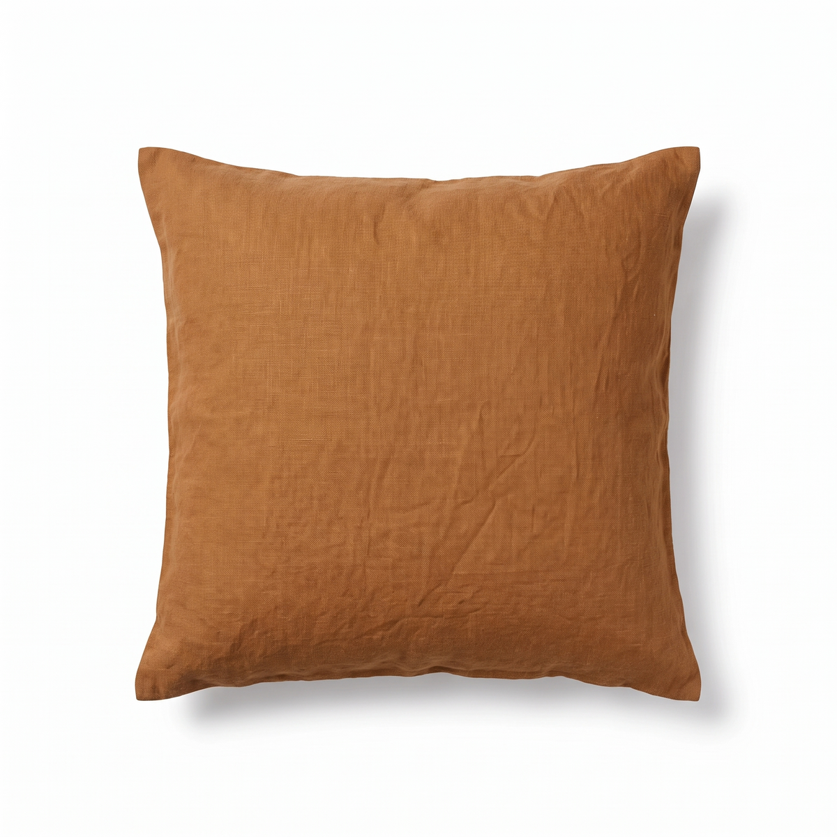 Ljungby linen cushion cover, caramel
